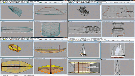 3d boat design boat building
